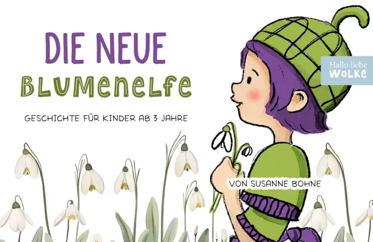 geschichte über den frühling - die neue blumenelfe - frühlingsgeschichte kinder